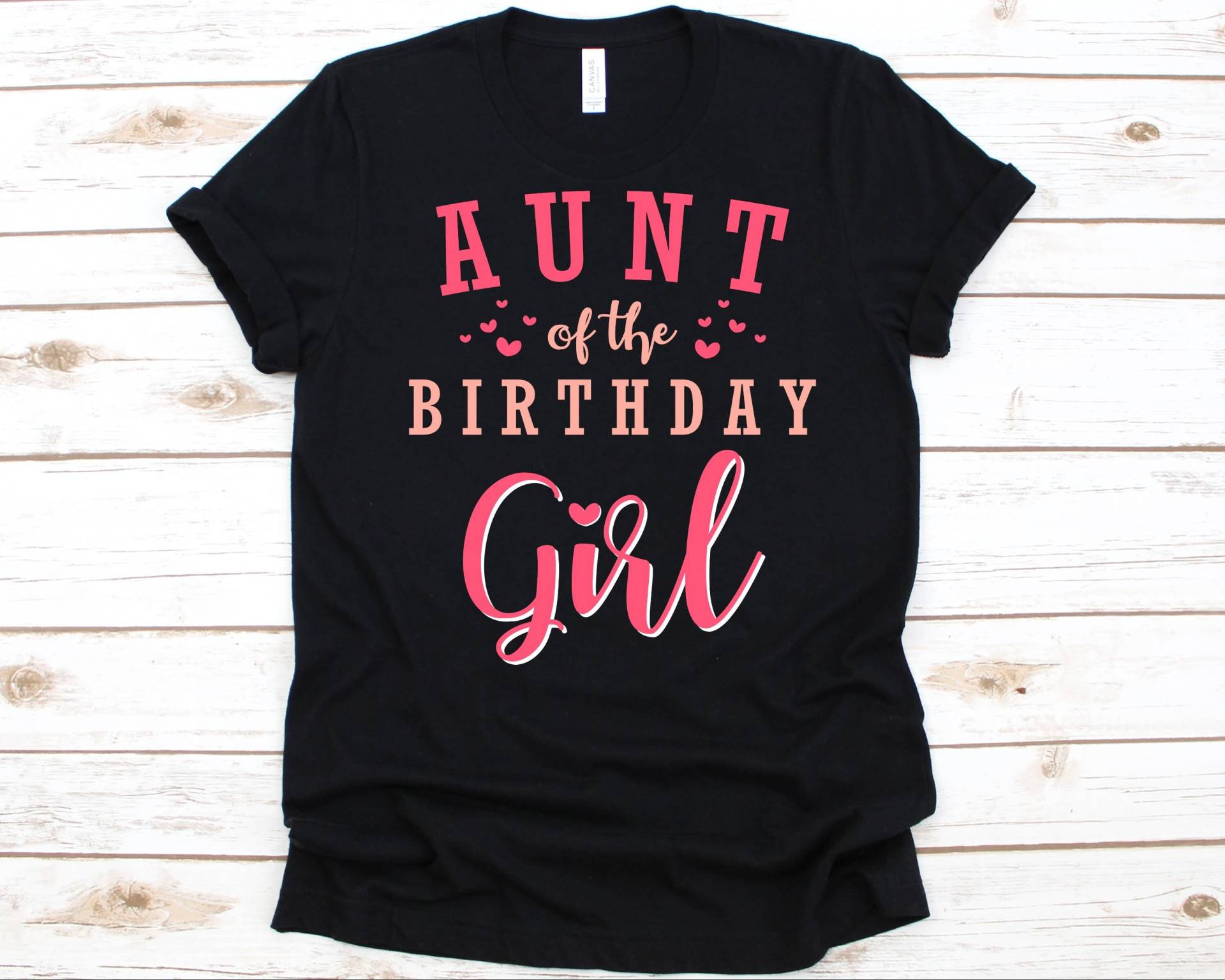Tante Des Geburtstags Mädchen Shirt, Süßes Geburtstagsshirt Für Frauen, Geburtstagsparty Design, Geburtstag Tante, Beste von AbbysDesignFactory