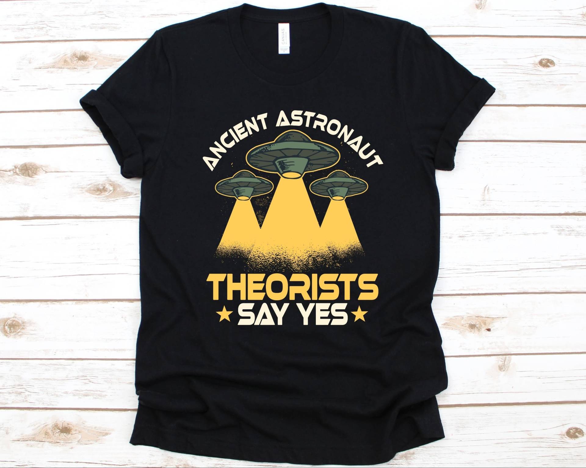 Uraltes Astronauten Theoristen Say Yes Shirt, Raketen Shirt Für Männer Und Frauen, Astronaut Kostüm, Geschenk, Space von AbbysDesignFactory