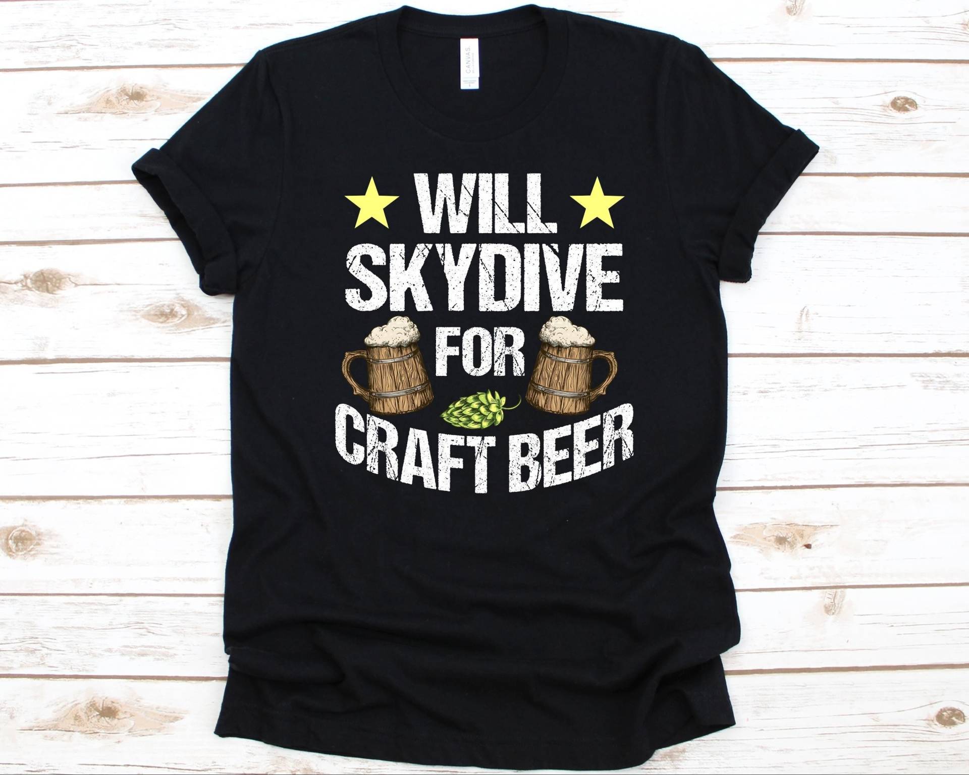 Wird Fallschirmsprung Für Craft Beer Shirt, Geschenk Fallschirmspringer Männer Und Frauen, Fallschirmspringen, Bierliebhaber, Brewery Wird Fallschirmsprung Für Craft Beer Shirt, Geschenk Fallschirmspringer Männer Und Frauen, Fallschirmspringen, Bierliebhaber, Brewery von AbbysDesignFactory