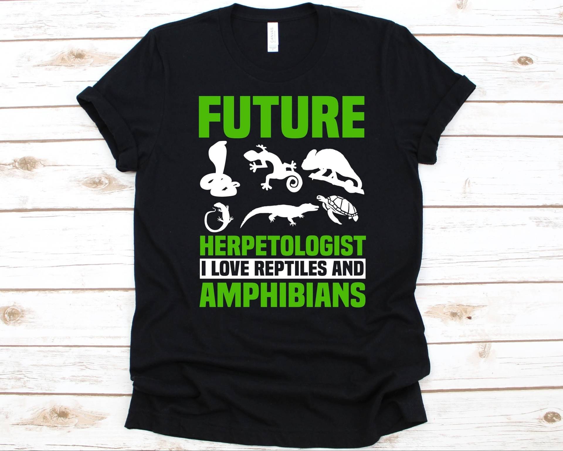 Zukünftiges Herpetologen Shirt, Reptilien Liebhaber Amphibien Shirt Für Männer Und Frauen, Wirbeltier Reptil von AbbysDesignFactory