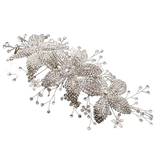 Hochzeits-Haarschmuck für Frauen, Brautkrone und Tiara, Kristall, Brautschmuck, Kopfbedeckung, Strass, Hochzeit, Haarschmuck, Brautschmuck, Kopfschmuck von Abcsweet