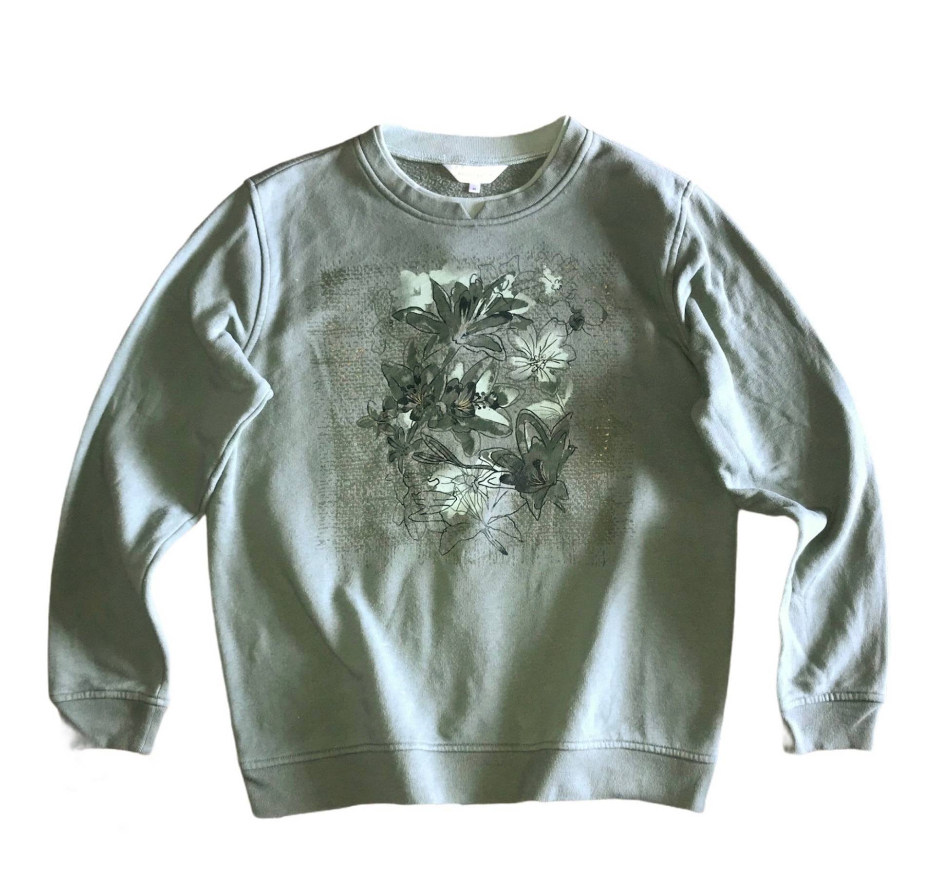 Nördliche Reflections Art Flower Crewneck Sweatshirt M Größe von AbeVintageStore