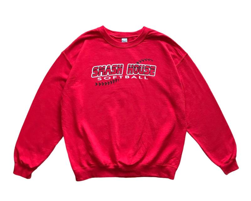 Vintage Sportswear Smash House Softball Spellout Crewneck Sweatshirt L Größe von AbeVintageStore