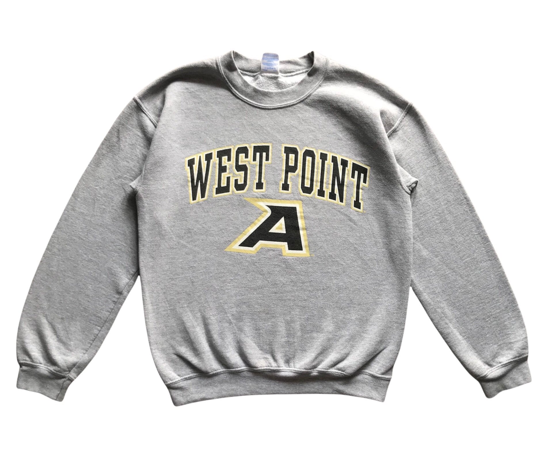 Vintage Sportswear West Point The Army Black Knights Football Team Spellout Crewneck Sweatshirt S Größe | S-M von AbeVintageStore