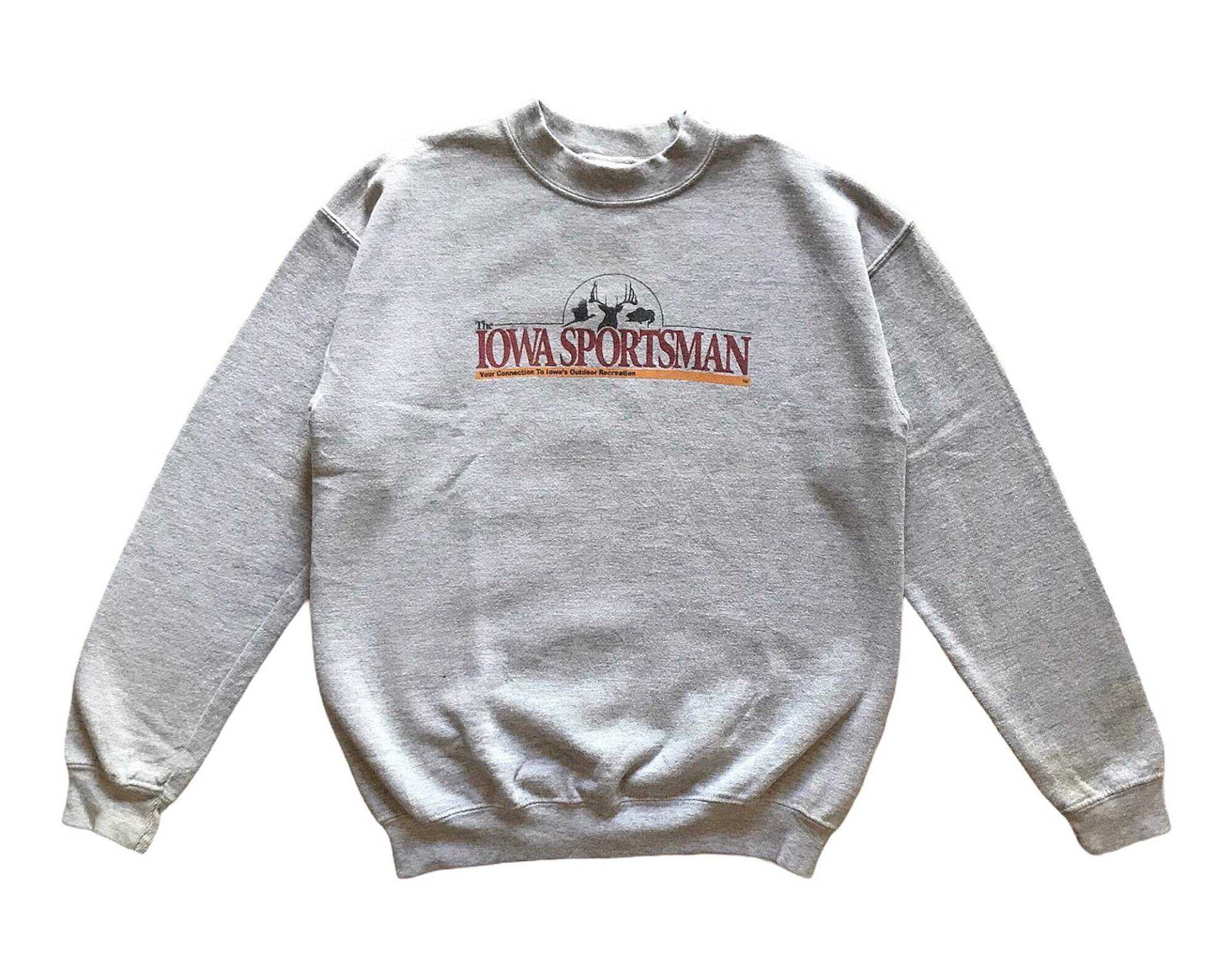 Vintage The Iowa Sportsman Ihre Verbindung Zu Iowas Outdoor-Erholung Sweatshirt Jugend L Größe von AbeVintageStore