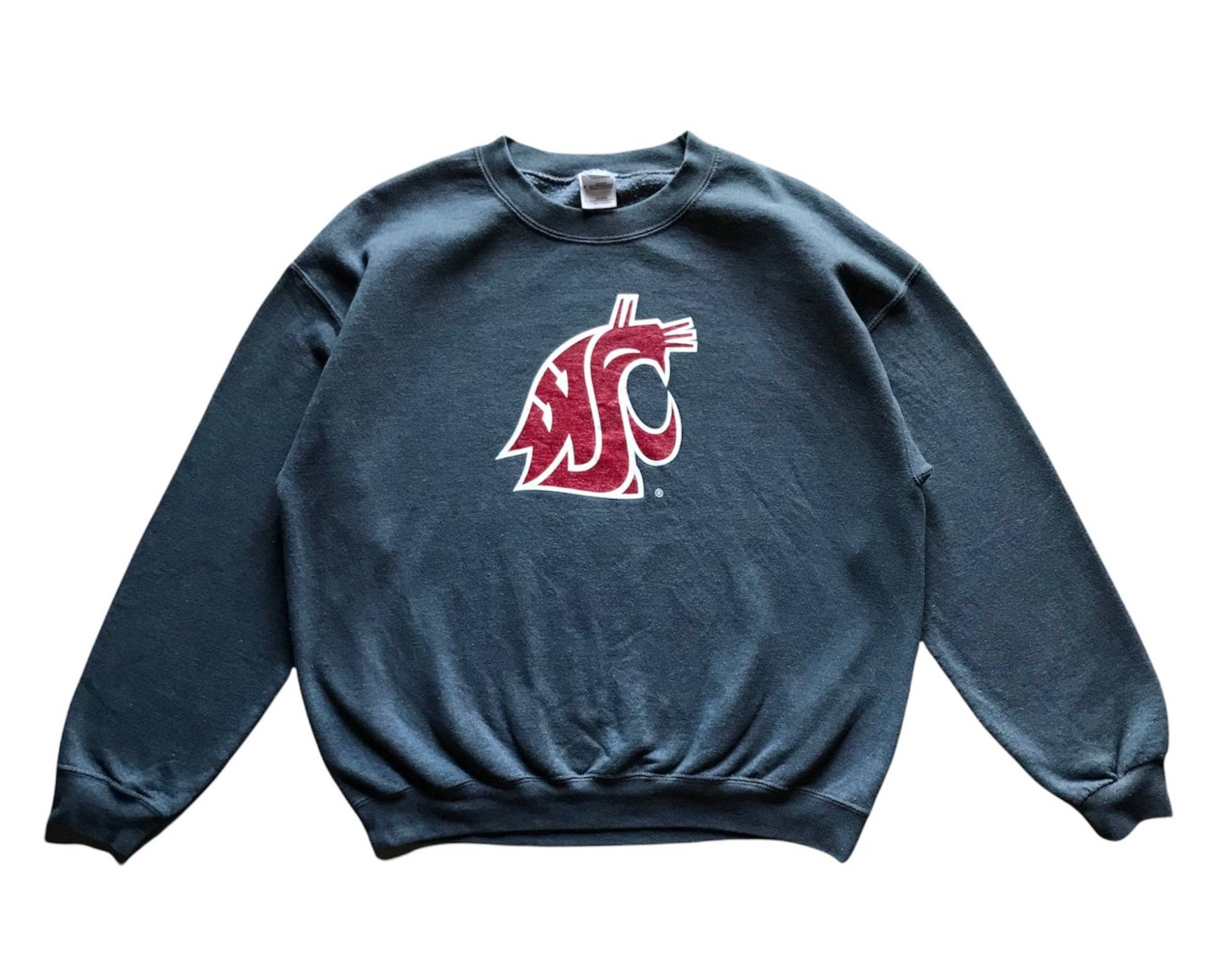 Vintage The Washington State Cougars Football Universität Crewneck Sweatshirt L Größe von AbeVintageStore