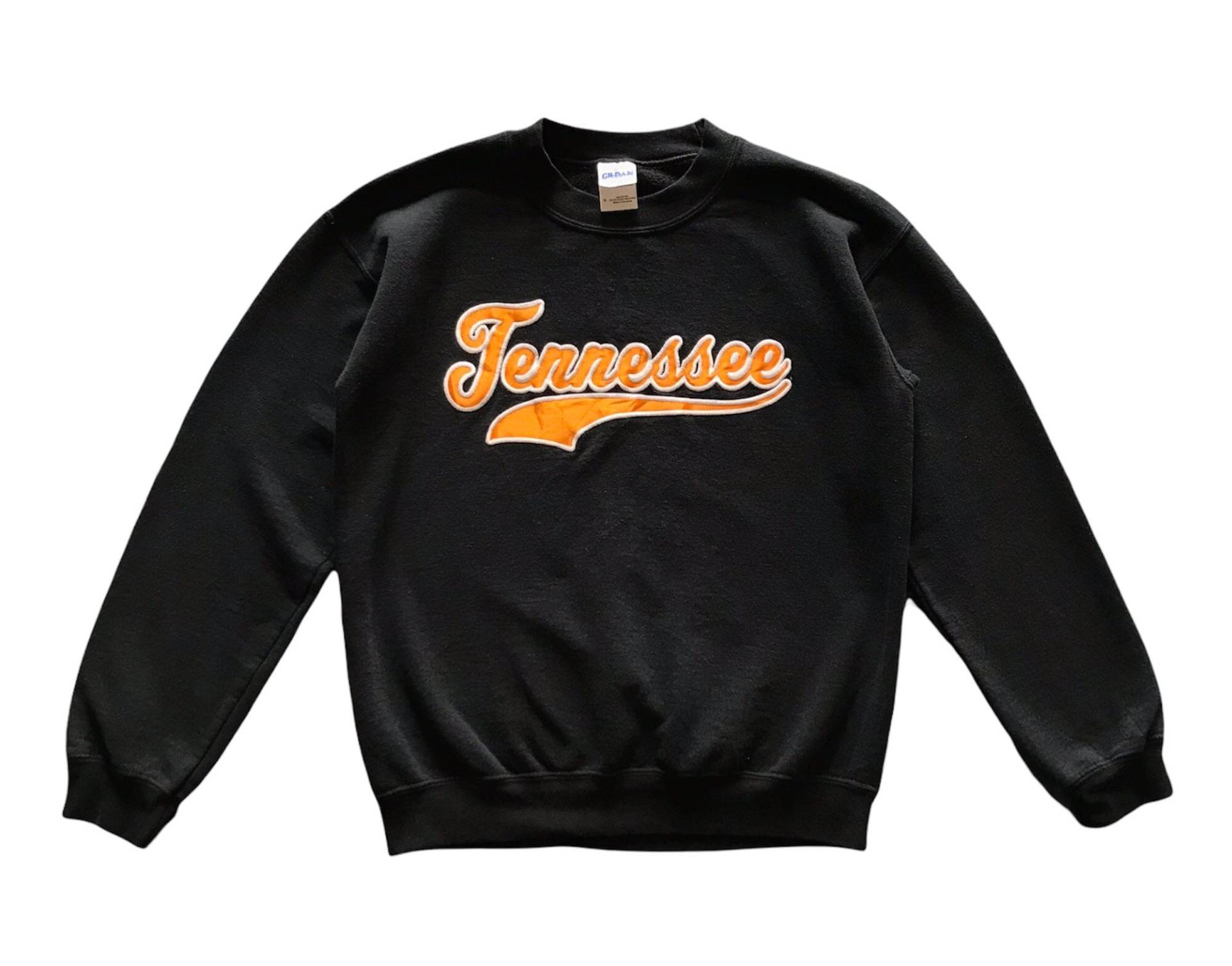 Vintage Universität Von Tennessee Stickerei Patches Crewneck Sweatshirt S Größe von AbeVintageStore