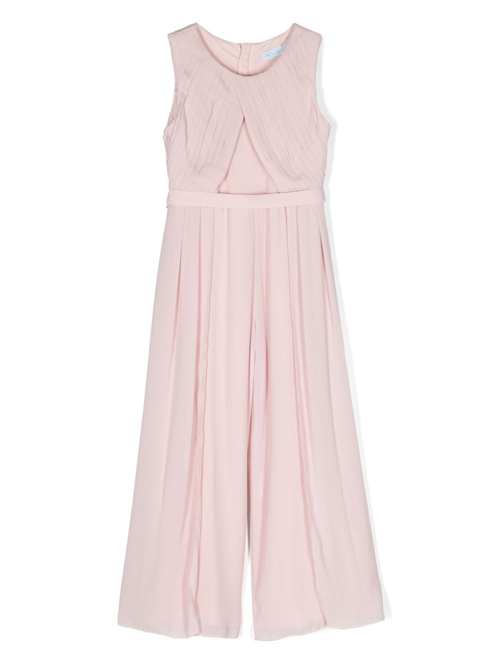 Abel & Lula Chiffon-Jumpsuit mit Faltendetail - Rosa von Abel & Lula