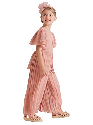 Abel & Lula Jumpsuit Plissee für Mädchen Rosa 8 Jahre (128cm) von Abel & Lula