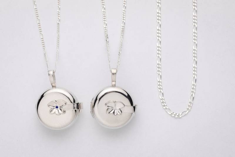 sterling Silber Diamant-Cut Figaro-Gliederkette, 24 Zoll, 1, 8 Mm, 2, 2 3, 0 Mm von AbelLockets