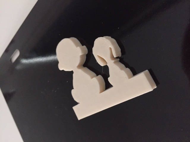 Junge Und Hund Sehr Niedlich 3D-Version - Einzigartig Nummernschild Schwarz Mit Weiß Charlie Stil Einfügen von AbelZunigaDesigns