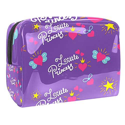 Kosmetiktasche für Damen, bezaubernde, geräumige, wasserdichte Make-up-Tasche, Reisen, niedlicher Dinosaurier-Fußabdruck und Eier, Kulturbeutel, Zubehör-Organizer als Geschenk, Mehrfarbig 02, von Abenily