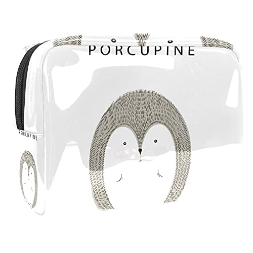 Kosmetiktasche für Damen, bezaubernde, geräumige, wasserdichte Make-up-Tasche, Reisen, niedlicher Dinosaurier-Fußabdruck und Eier, Kulturbeutel, Zubehör-Organizer als Geschenk, Mehrfarbig 04, von Abenily