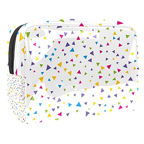 Kosmetiktasche für Damen, bezaubernde, geräumige, wasserdichte Make-up-Tasche, Reisen, niedlicher Dinosaurier-Fußabdruck und Eier, Kulturbeutel, Zubehör-Organizer als Geschenk, Mehrfarbig 10, von Abenily