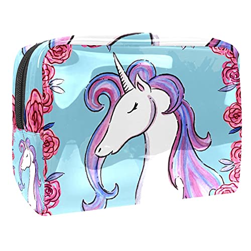 Kosmetiktasche für Damen, bezaubernde, geräumige, wasserdichte Make-up-Tasche, für Reisen, Weihnachten, niedlicher Hund, Welpen, Haustier-Kulturbeutel, Zubehör-Organizer als Geschenk, Mehrfarbig 03, von Abenily