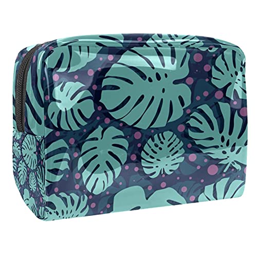 Kosmetiktasche für Damen und Mädchen, niedlich, tropische Blätter, Zweige, geräumige Kosmetiktasche, Geldbörse, Handtasche mit Reißverschluss, Grün, Mehrfarbig 04, 18.5x7.5x13cm/7.3x3x5.1in, Kosmetiktasche für Damen und Mädchen, niedlich, tropische Blätter, Zweige, geräumige Kosmetiktasche, Geldbörse, Handtasche mit Reißverschluss, Grün, Mehrfarbig 04, 18.5x7.5x13cm/7.3x3x5.1in, von Abenily