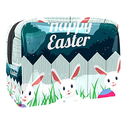 Kosmetiktasche für Damen und Mädchen, niedliches Cartoon-Dinosaurier-Design, geräumig, mit Reißverschluss, Mehrfarbig 04, 18.5x7.5x13cm/7.3x3x5.1in, Kosmetikkoffer von Abenily