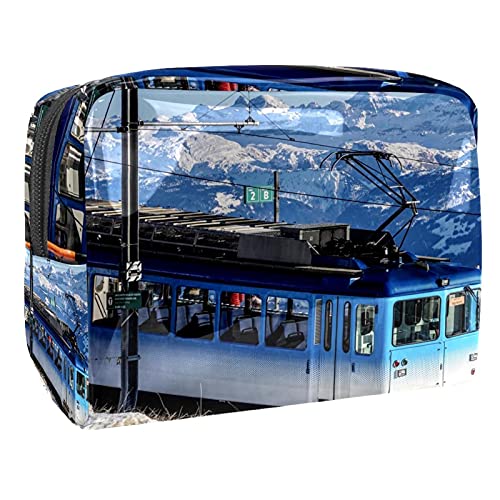 Kosmetiktasche mit Reißverschluss, für Weihnachten und Urlaub, für Damen und Mädchen, Mehrfarbig 09, 18.5x7.5x13cm/7.3x3x5.1in, Kosmetikkoffer von Abenily