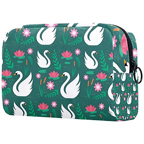 Kosmetiktasche mit blühender Sonnenblume, Make-up-Aufbewahrungstasche, Kulturbeutel, Organizer, Federmäppchen, Handtasche, Mehrfarbig 04, 18.5x7.5x13cm/7.3x3x5.1in, Kosmetikkoffer von Abenily