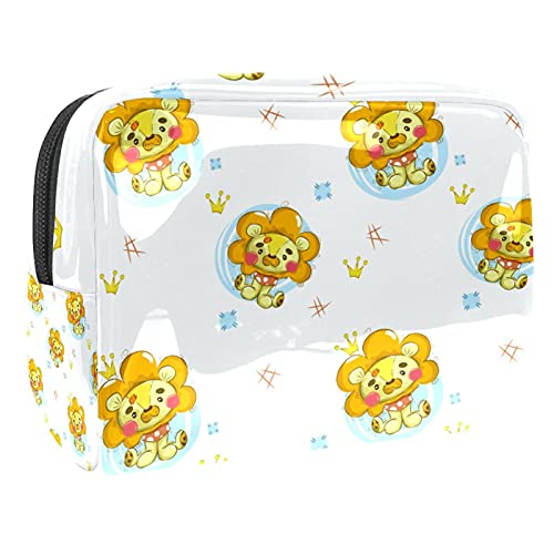 Niedliche Make-up-Tasche für Damen, Motiv: Schneemann, Weihnachten, tragbar, Reise-Organizer-Tasche für Toilettenartikel, Kosmetiktasche für Damen, Mehrfarbig 10, 18.5x7.5x13cm/7.3x3x5.1in, von Abenily