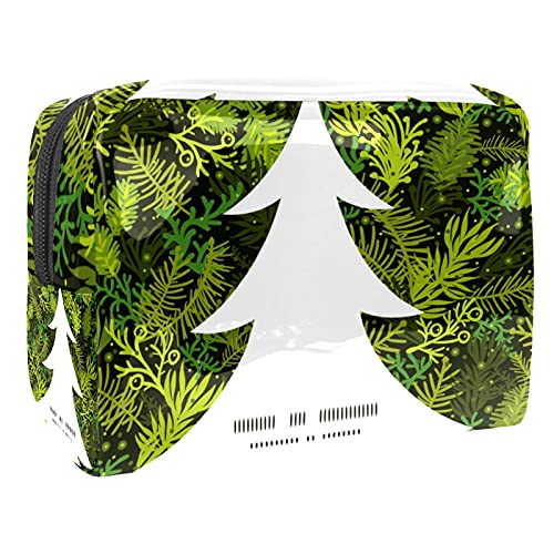 Wasserdichte Kosmetiktasche, Aquarell-Weihnachts-Kosmetiktasche, multifunktional, tragbar, Make-up-Tasche, Reise-Kosmetiktasche, Organizer für Damen, Mehrfarbig 07, 18.5x7.5x13cm/7.3x3x5.1in, von Abenily