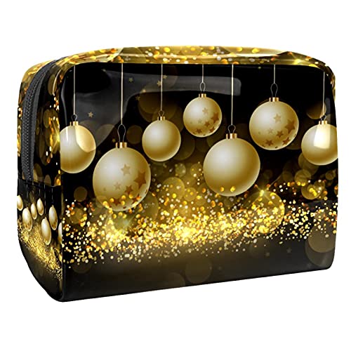 Wasserdichte Kosmetiktasche, Weihnachts-Kosmetiktasche, multifunktional, tragbar, Make-up-Tasche, Reise-Kosmetiktasche, Organizer für Damen, Mehrfarbig 03, 18.5x7.5x13cm/7.3x3x5.1in, Kosmetikkoffer von Abenily