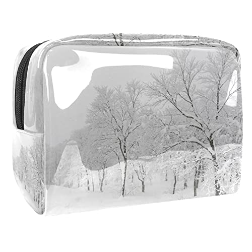 Wasserdichte Kosmetiktasche, Weihnachts-Kosmetiktasche, multifunktional, tragbar, Make-up-Tasche, Reise-Kosmetiktasche, Organizer für Damen, Mehrfarbig 05, 18.5x7.5x13cm/7.3x3x5.1in, Kosmetikkoffer von Abenily