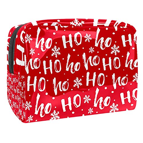 Wasserdichte Kosmetiktasche, Weihnachts-Kosmetiktasche, multifunktional, tragbar, Make-up-Tasche, Reise-Kosmetiktasche, Organizer für Damen, Mehrfarbig 07, 18.5x7.5x13cm/7.3x3x5.1in, Kosmetikkoffer von Abenily