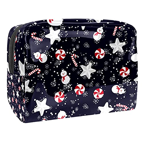 Wasserdichte Kosmetiktasche, Weihnachts-Kosmetiktasche, multifunktional, tragbar, Make-up-Tasche, Reise-Kosmetiktasche, Organizer für Damen, Mehrfarbig 10, 18.5x7.5x13cm/7.3x3x5.1in, Kosmetikkoffer von Abenily