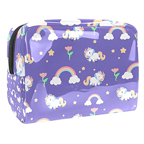 Wasserdichte Kosmetiktaschen, Weihnachten Einhorn Schwein Dinosaurier Alpaka Reise Kosmetiktaschen Multifunktionale Tragbare Make-up-Taschen Kosmetik Aufbewahrungstasche für Frauen, Multicolor 08, von Abenily