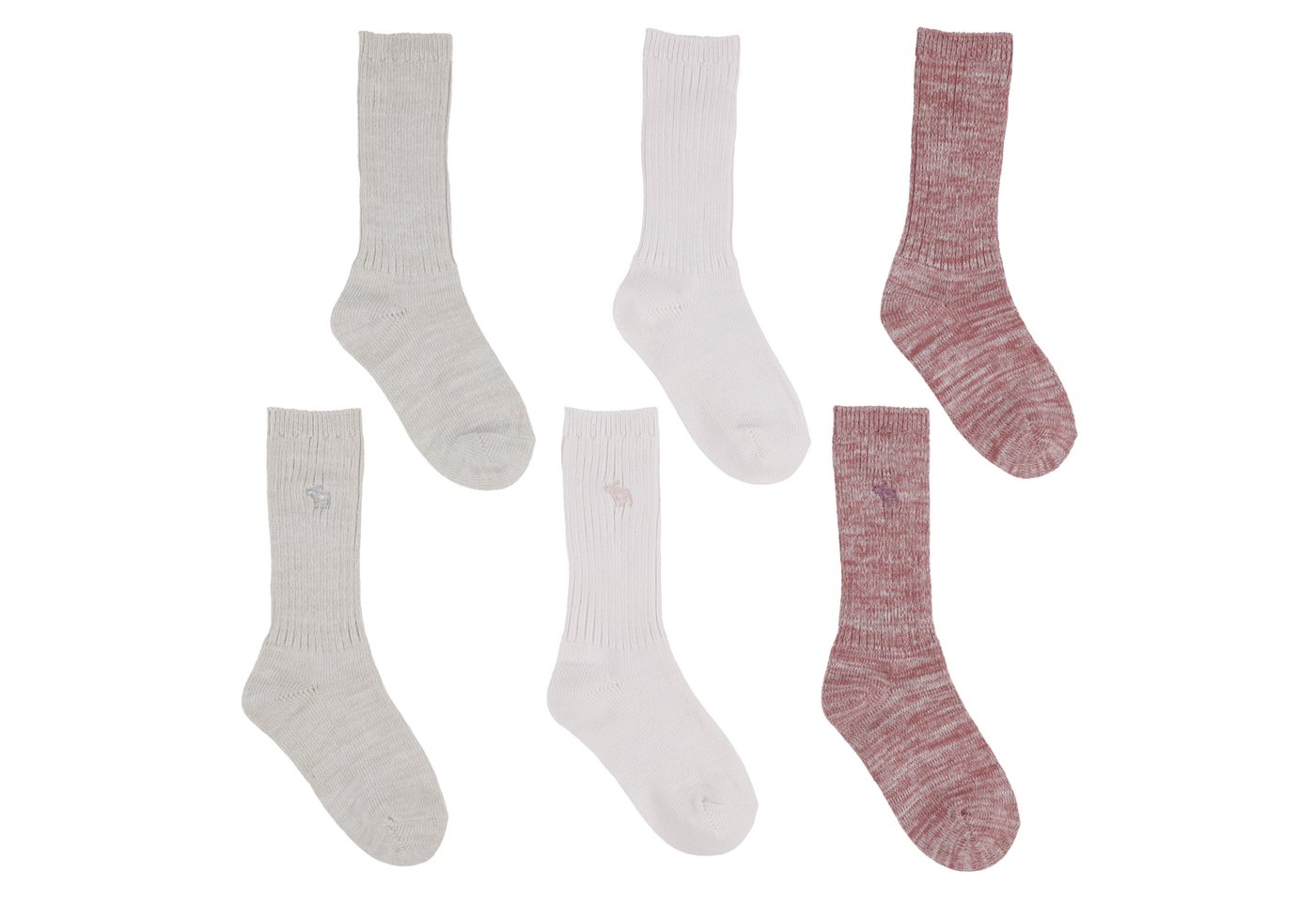 Abercrombie Kids Basicsocken (Packung, 3-Paar, 3er) mit Stickerei von Abercrombie Kids