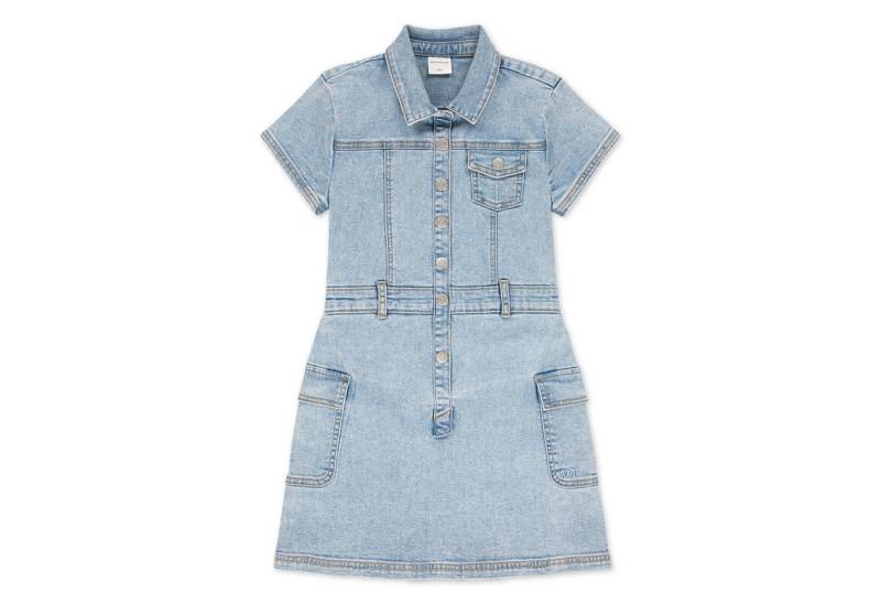 Abercrombie Kids Jeanskleid AFG UTILITY SHIRT DRESS kurzarm, mit Knopfleiste und Hemdblusenkragen, for girls von Abercrombie Kids