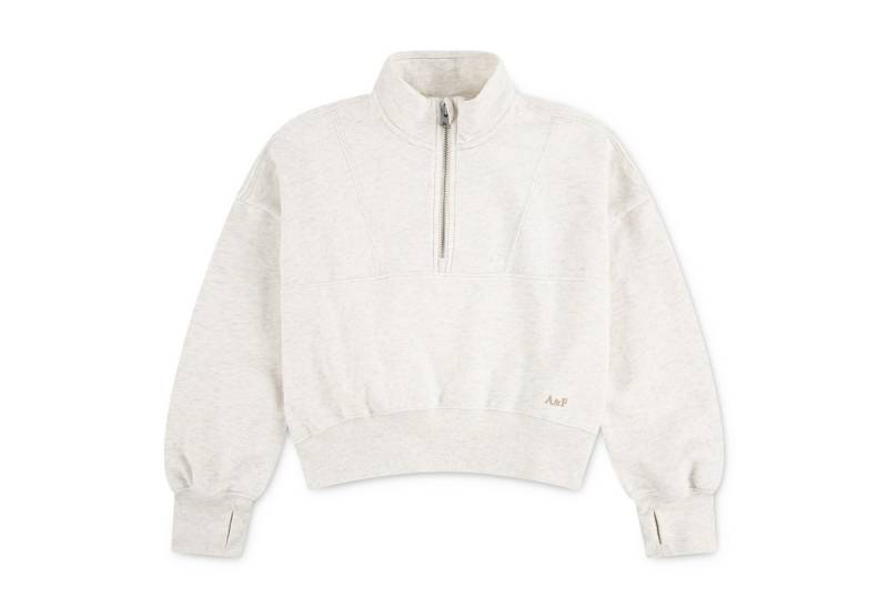 Abercrombie Kids Sweater AFG ESSENTIAL 1/4 ZIP PU mit Stehkragen und Zipper-Reißverschluss, for girls von Abercrombie Kids
