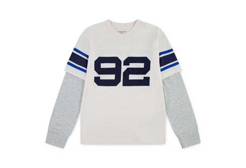 Abercrombie Kids Sweatshirt AFB FOOTBALL HANGDOWN TE im Football-Style und mit Prints, Streifen, for boys von Abercrombie Kids