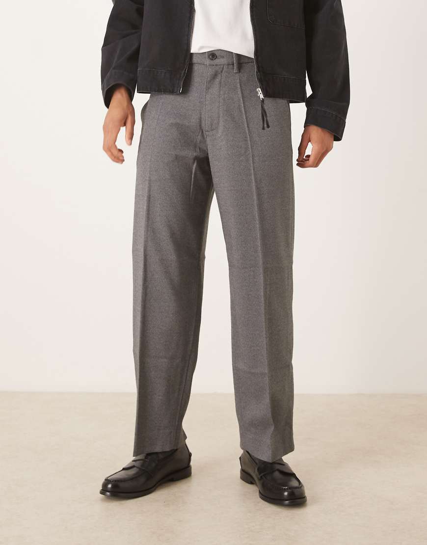 Abercrombie & Fitch - Baggy-Fit-Hose in Grau von Abercrombie & Fitch