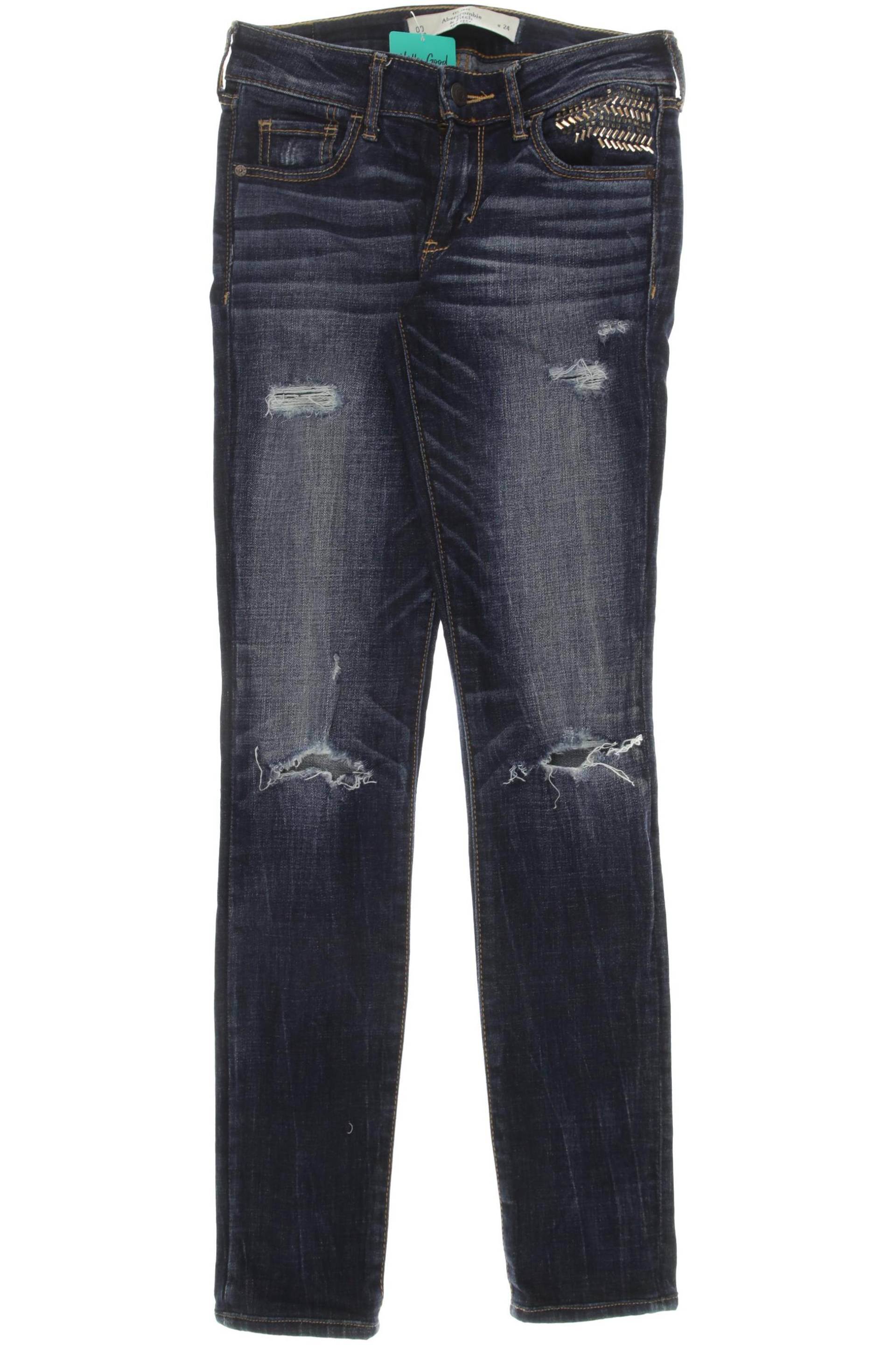 Abercrombie & Fitch Damen Jeans, marineblau von Abercrombie & Fitch