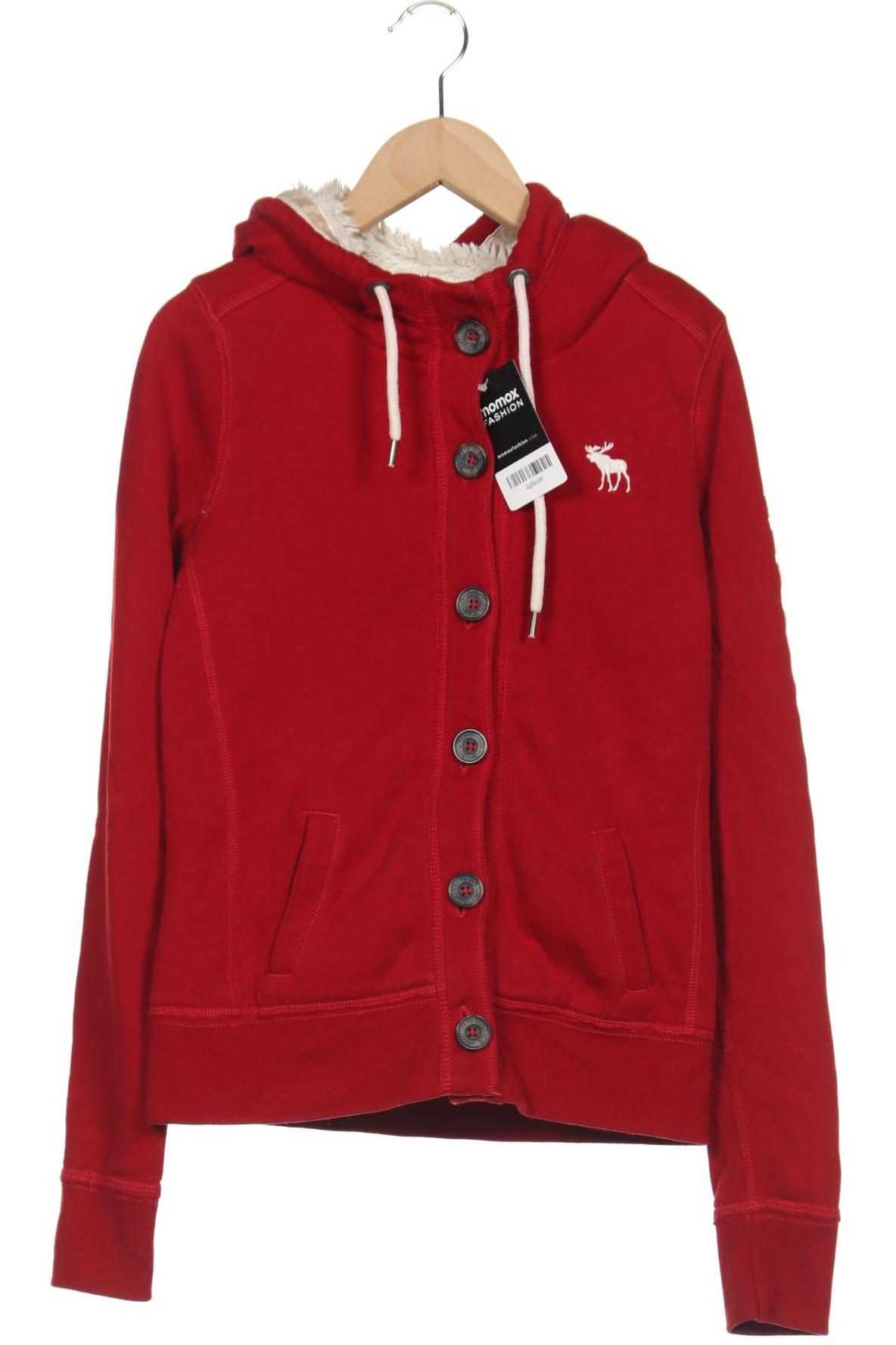 Abercrombie & Fitch Damen Kapuzenpullover, rot von Abercrombie & Fitch