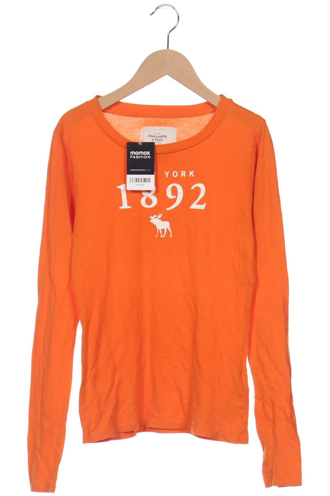 Abercrombie & Fitch Damen Langarmshirt, orange von Abercrombie & Fitch