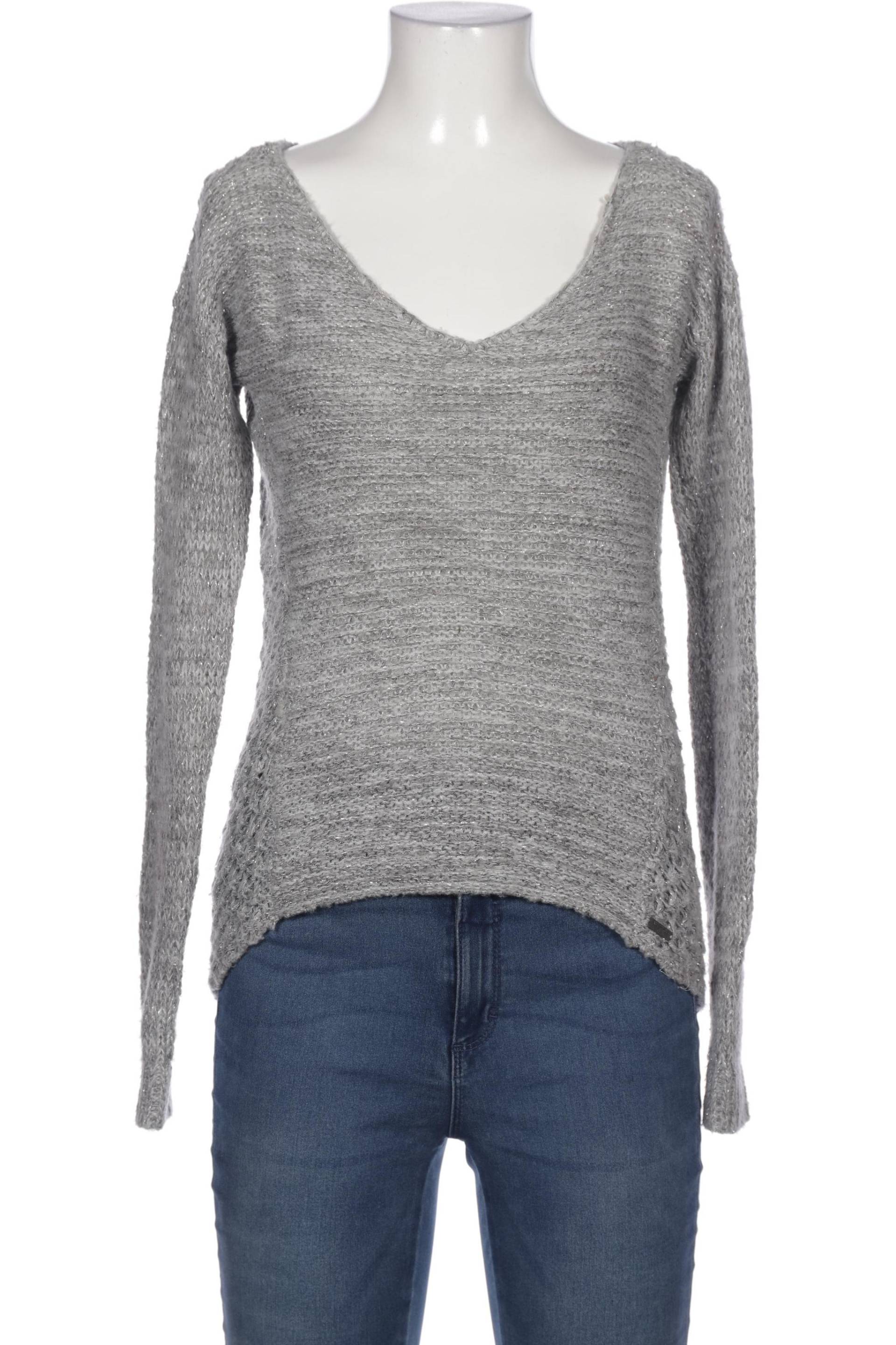 Abercrombie & Fitch Damen Pullover, grau, Gr. 34 von Abercrombie & Fitch