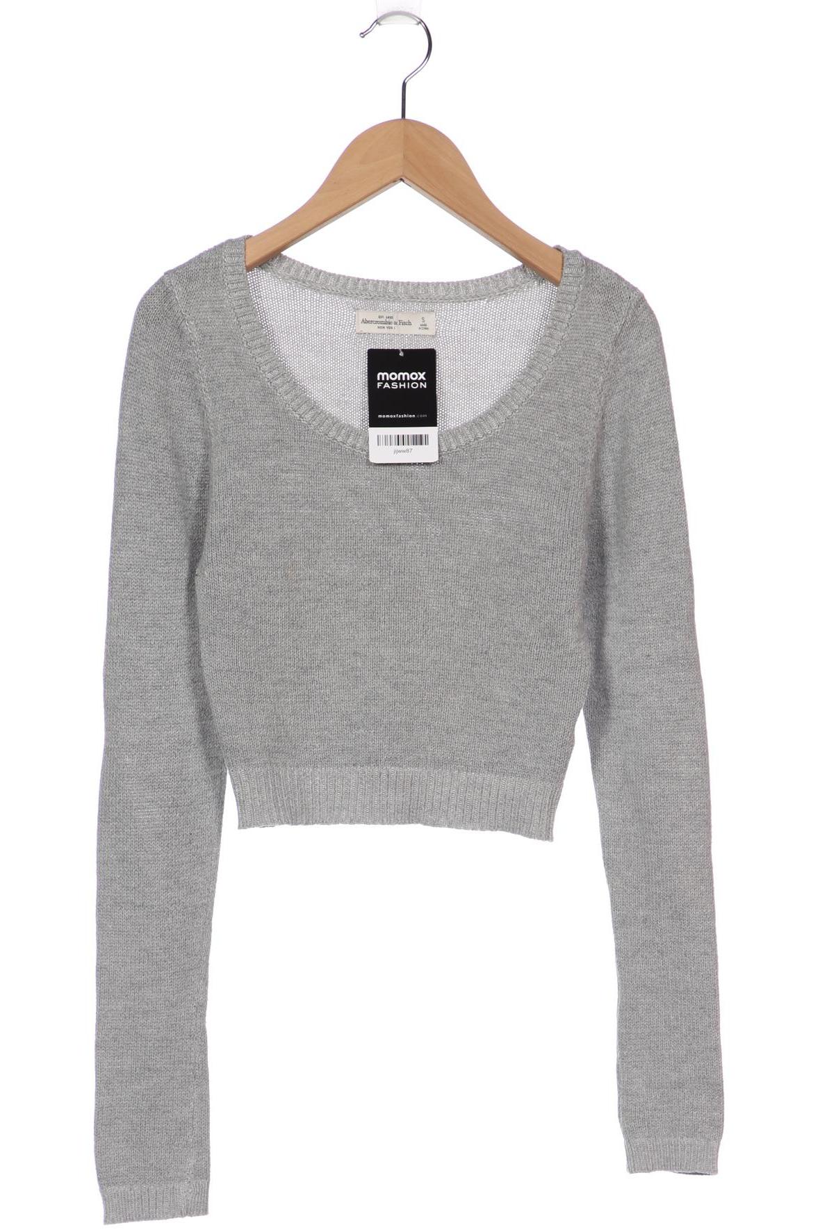 Abercrombie & Fitch Damen Pullover, grau, Gr. 36 von Abercrombie & Fitch