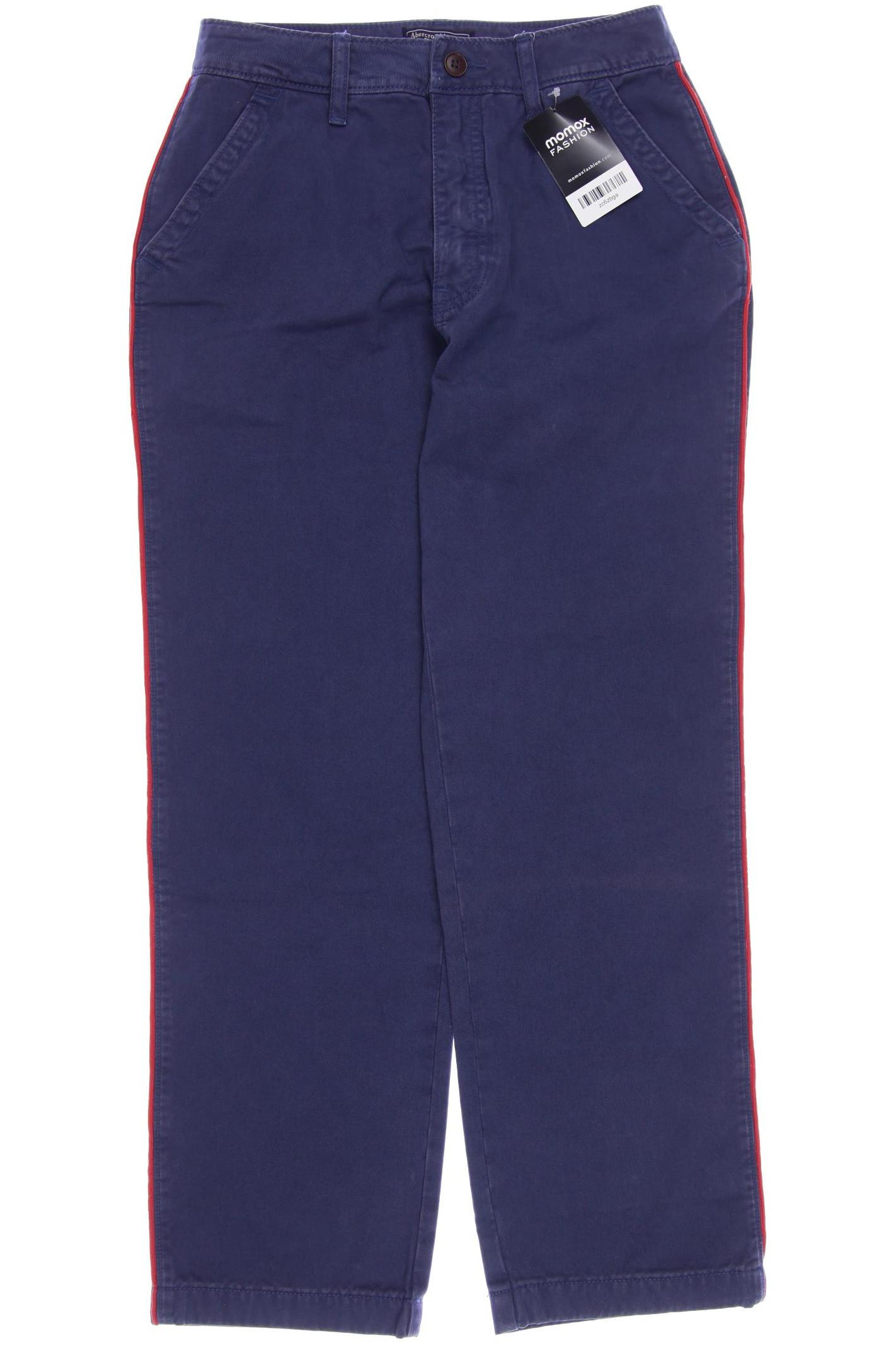 Abercrombie & Fitch Damen Stoffhose, blau von Abercrombie & Fitch