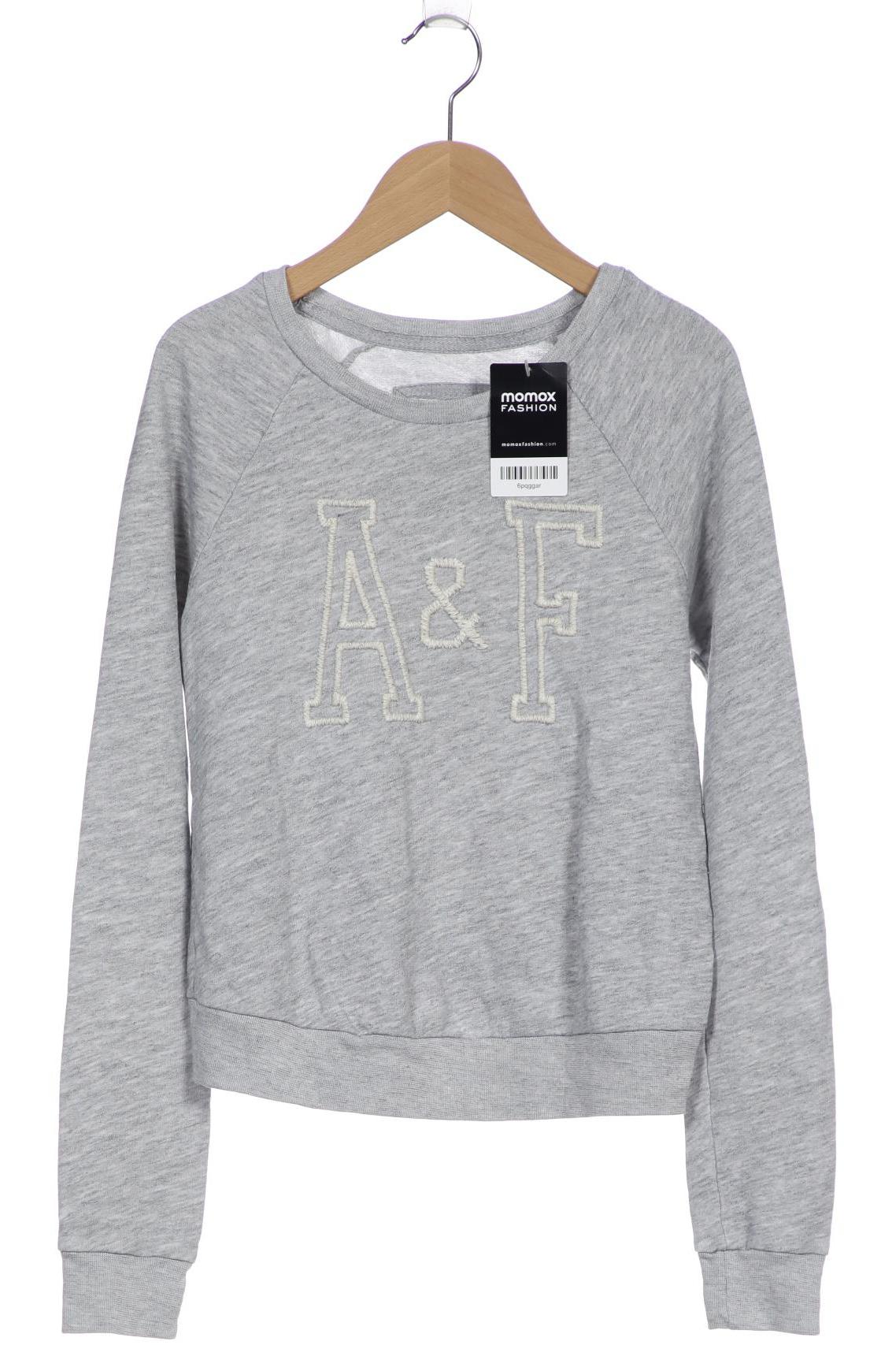Abercrombie & Fitch Damen Sweatshirt, grau, Gr. 34 von Abercrombie & Fitch