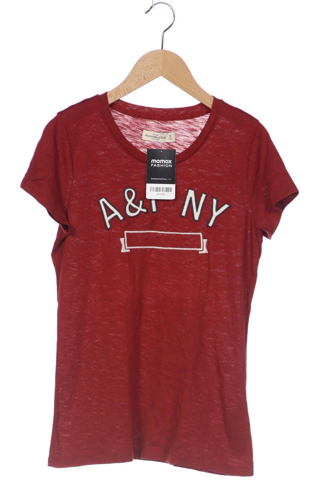 Abercrombie & Fitch Damen T-Shirt, bordeaux, Gr. 38 von Abercrombie & Fitch