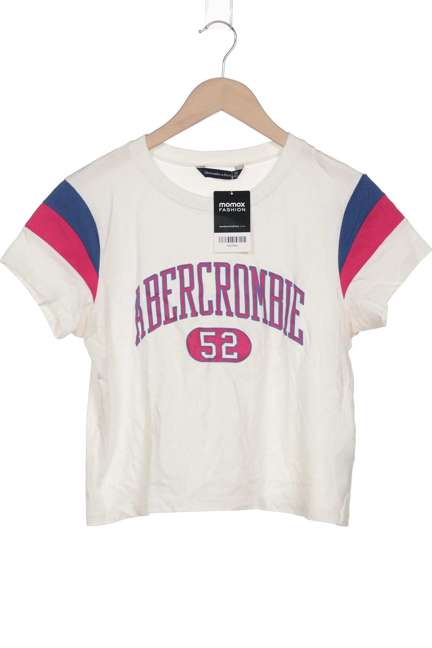 Abercrombie & Fitch Damen T-Shirt, cremeweiß, Gr. 34 von Abercrombie & Fitch