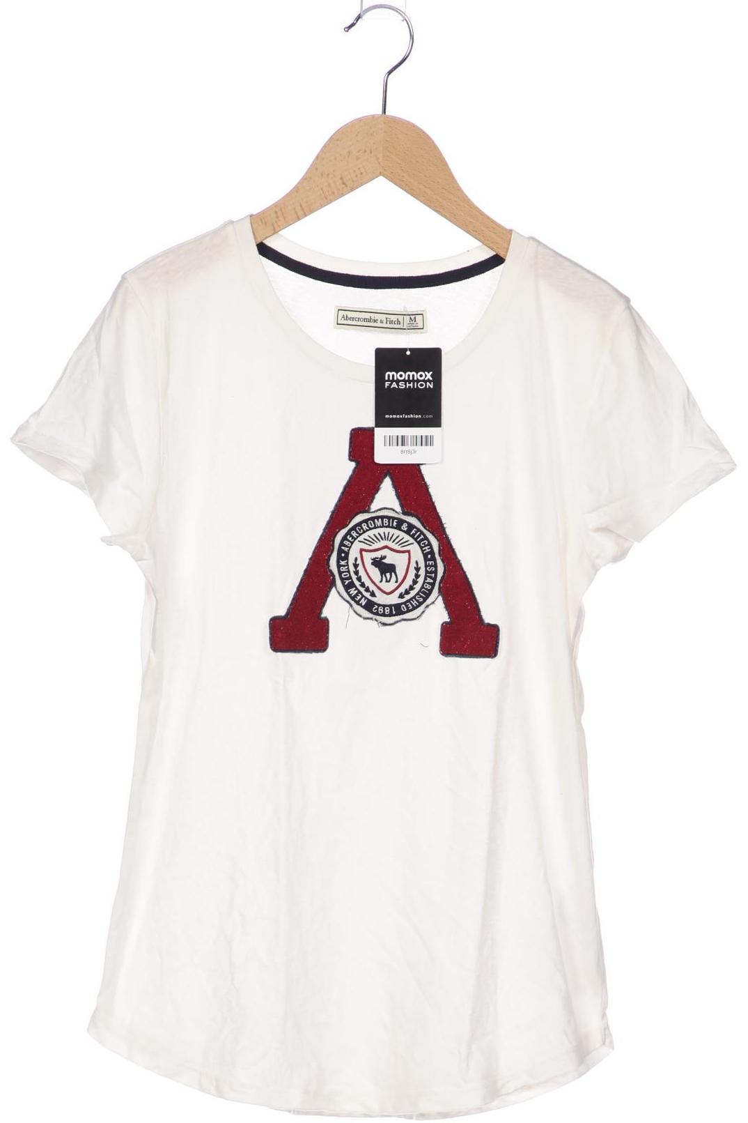 Abercrombie & Fitch Damen T-Shirt, weiß, Gr. 38 von Abercrombie & Fitch