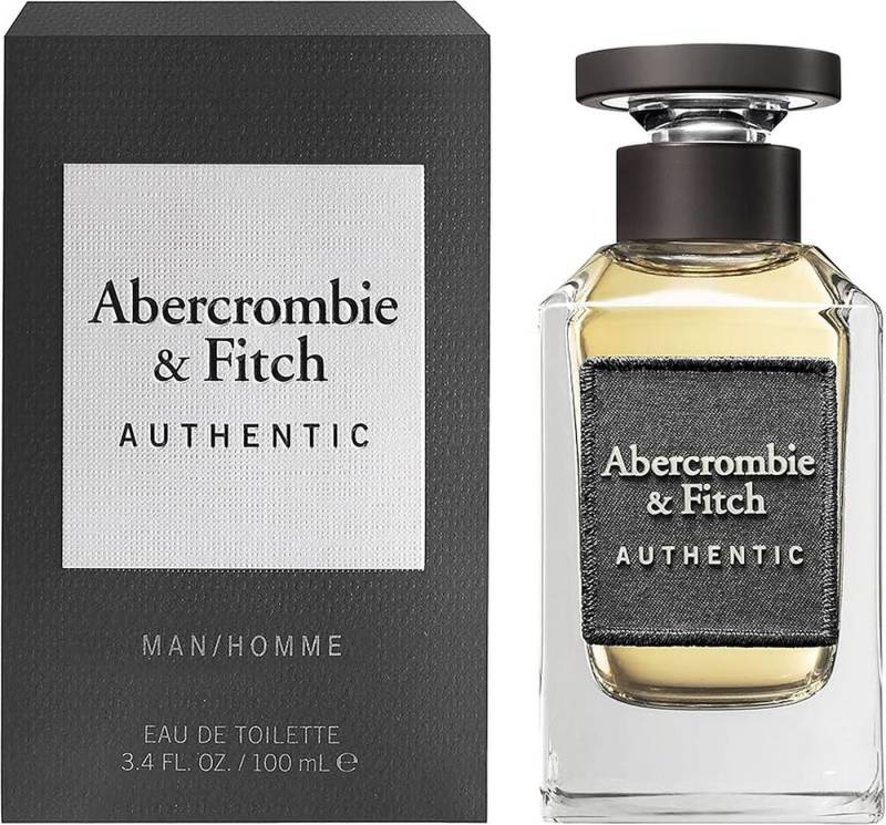 Abercrombie & Fitch Eau de Toilette Authentic Man Herren EDT Spray, ABERCROMBIE & FITCH, Herrenparfüm, Glasflakon, Herrenduft von Abercrombie & Fitch