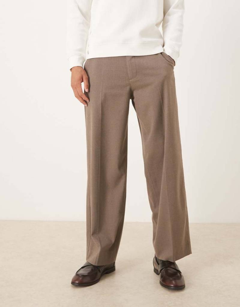 Abercrombie & Fitch - Elegante Baggy-Fit-Hose in Braun-Brown von Abercrombie & Fitch