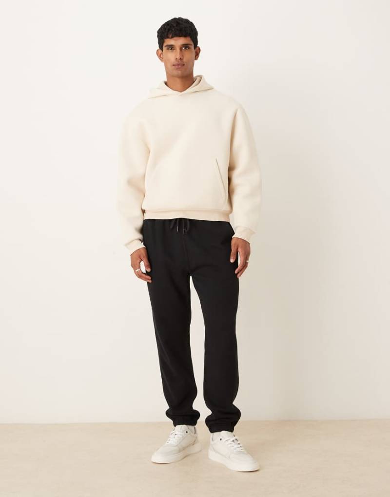Abercrombie & Fitch - Essential - Jogginghose in Schwarz-Rot von Abercrombie & Fitch
