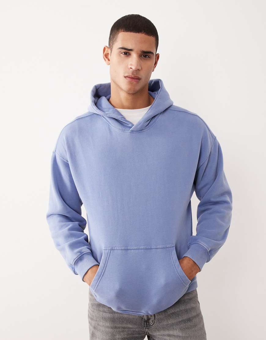Abercrombie & Fitch - Essential - Kapuzenpullover in Blau mit Fronttasche Abercrombie & Fitch - Essential - Kapuzenpullover in Blau mit Fronttasche von Abercrombie & Fitch