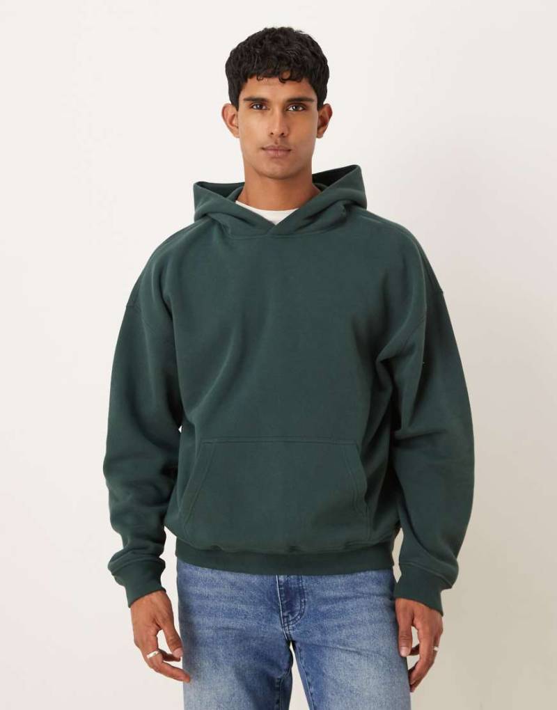 Abercrombie & Fitch - Essential - Kapuzenpullover in Grün mit Fronttasche von Abercrombie & Fitch